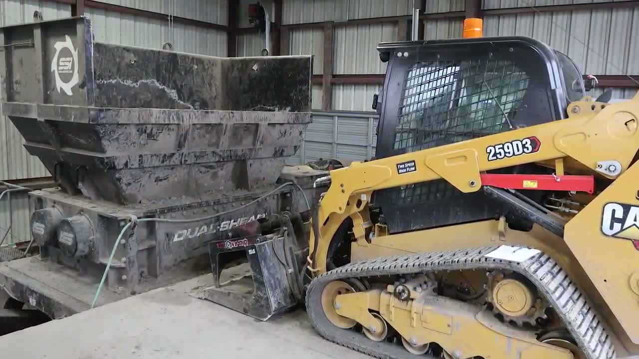 Material processing equipment shown in the company video